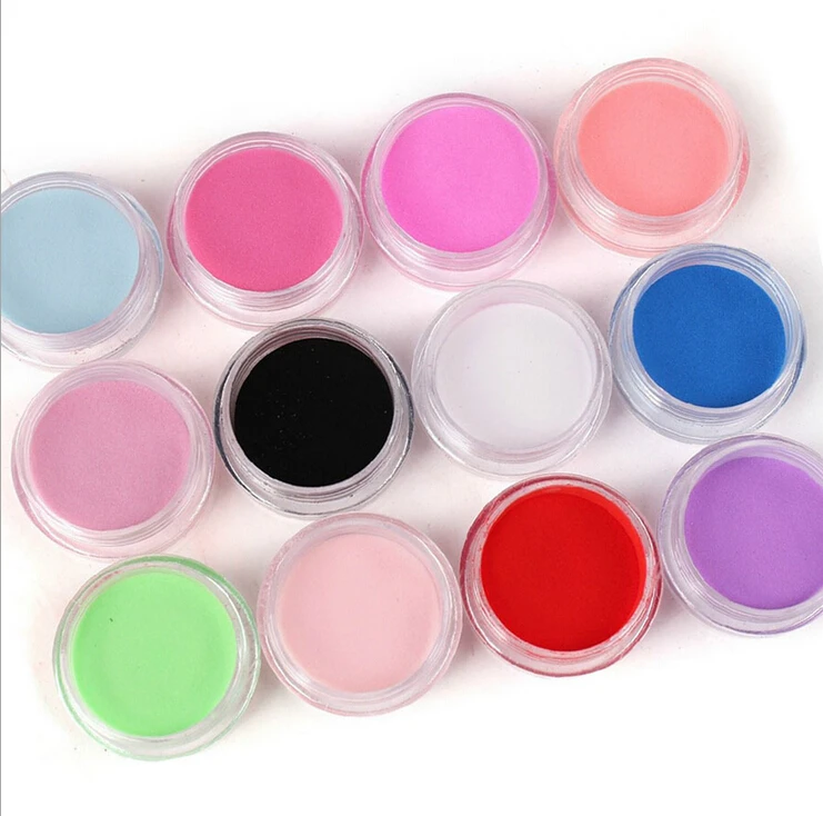 Акриловая пудра для маникюра 12 цветов (12 в одной коробке)|acrylic powder|colors acrylic powder12 colors