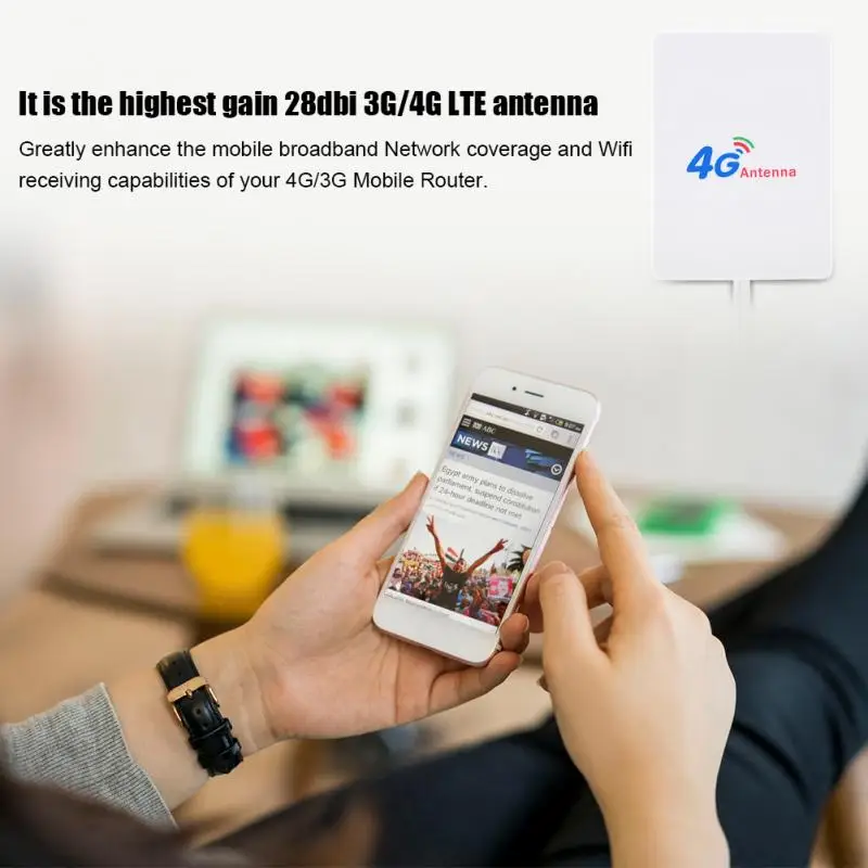 4G/3G WiFi антенна 28dBi LTE усилитель сигнала Мобильный маршрутизатор SMA/TS9/CRC9 сетевая