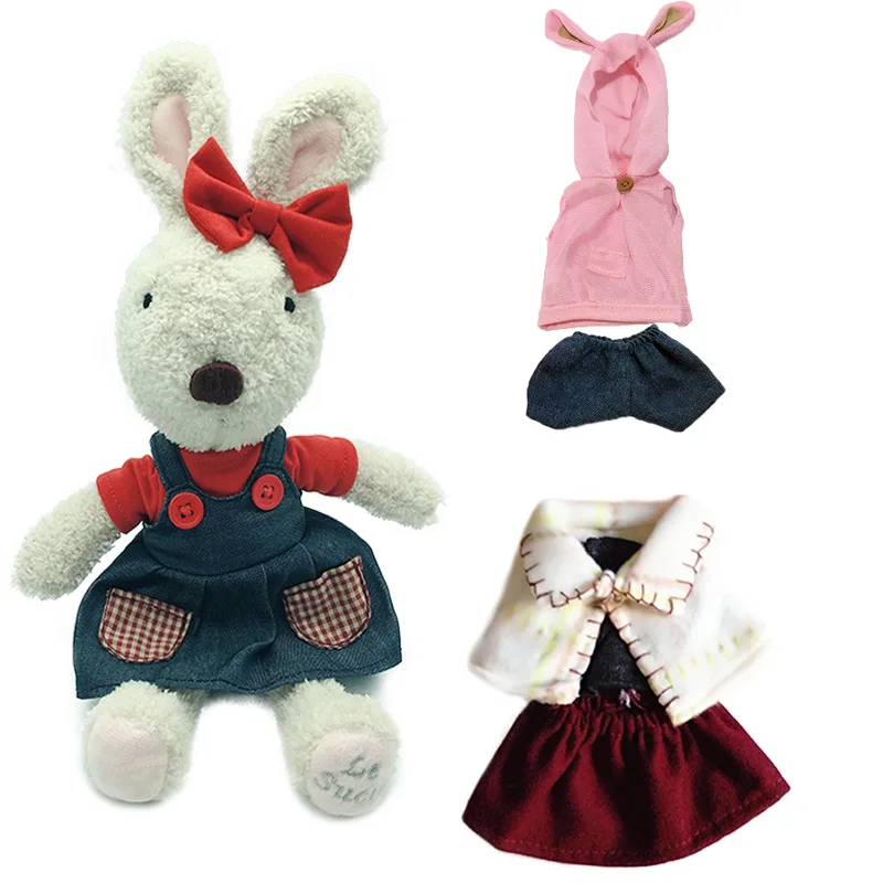 Милый кролик, плюшевые мягкие игрушки, куклы с сменной одеждой, мягкие игрушки для детей, девочек, детские игрушки, подарки на год - Цвет: Style 01