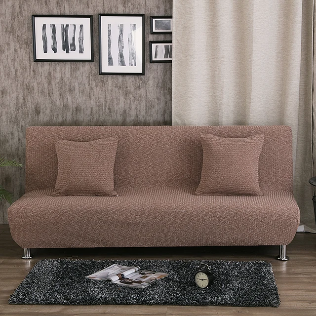 Knitting Fabric Spring Sofa Cover No Handrail Suitable Width 1 5 Knitting Fabric Spring Sofa Cover No Handrail Suitable Width 1 5 M