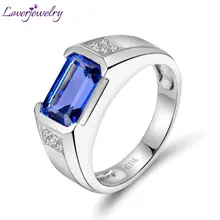 LOVERJEWELRY мужское кольцо из танзанита Роскошное дизайнерское