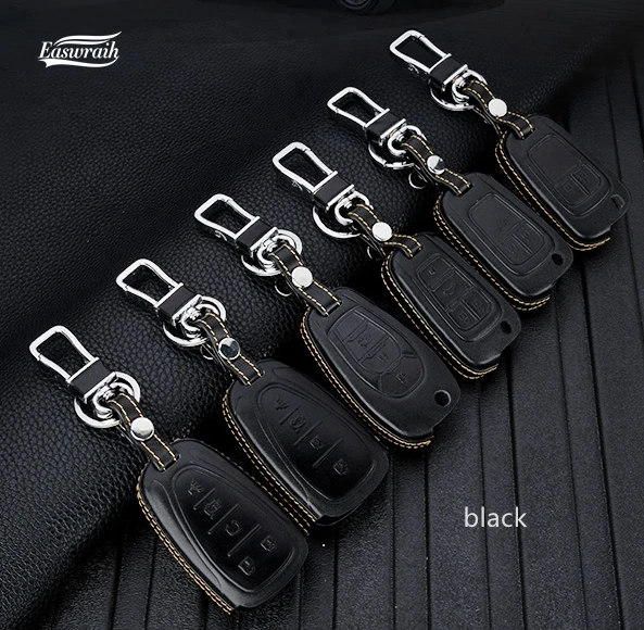 High Quality Leather Car Key Case Holder Cover For Chevy Chevrolet