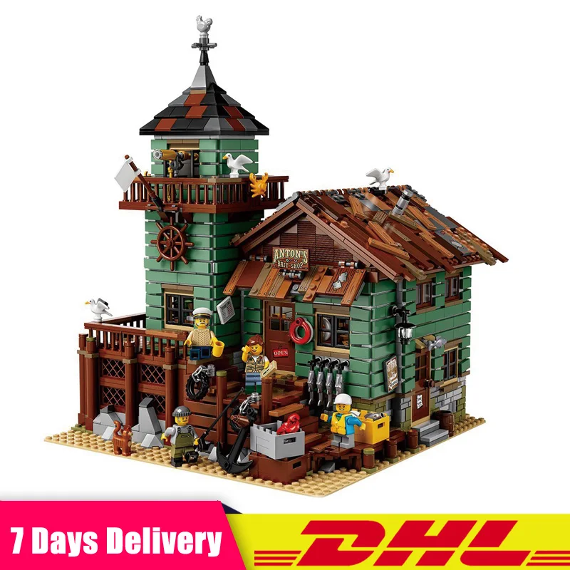 

LEPIN 16050 2109Pcs The Old Finishing Store Model Building Blocks Bricks Modular Set Toys Compatible LegoINGlys 21310 IN Stock