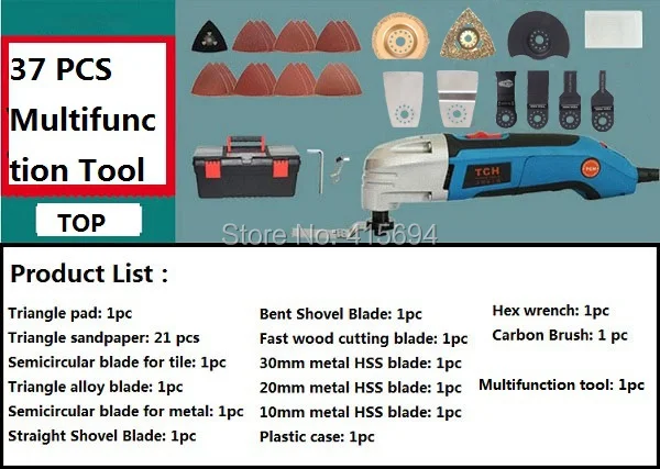 

Almighty Set! Multifunction power tool,37 accessories set ,multi cutter outil multifonctions.Ideas for DIY Decoration working!
