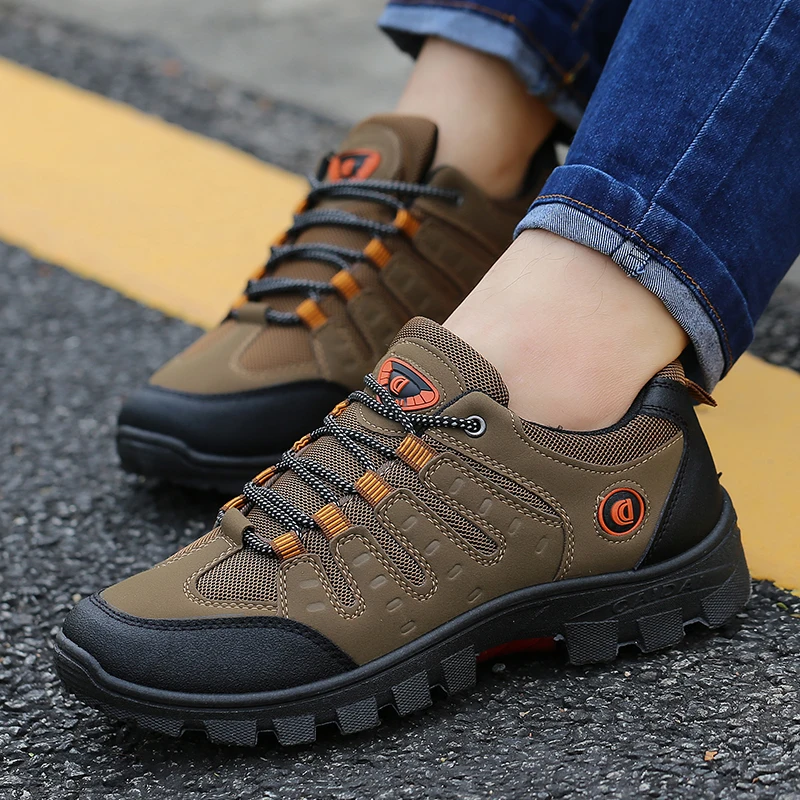 Men's Breathable Work Shoes 2018 Summer Autumn Non slip Wear resistant