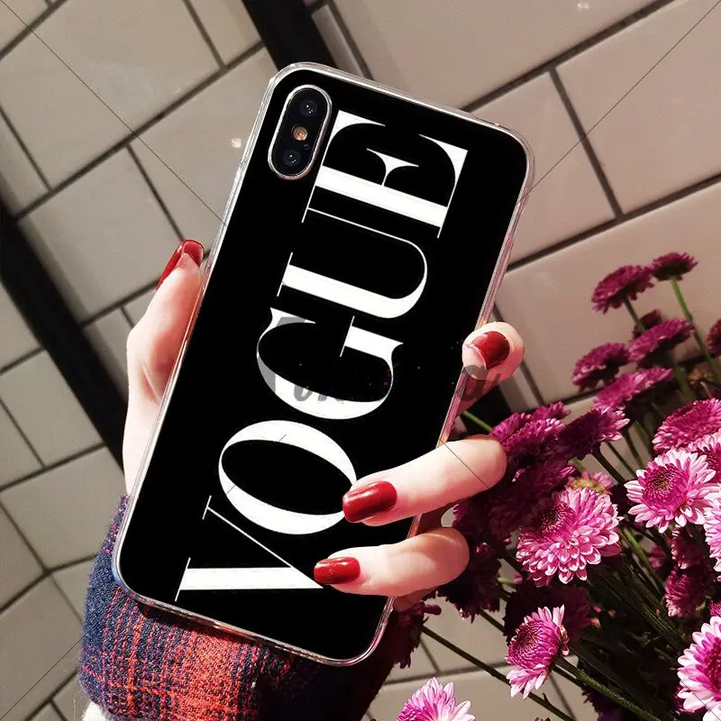 Yinuoda Женский Бренд больше проблем, чем Vogue DIY чехол для телефона, чехол для Apple iPhone 8 7 6 6S Plus X XS MAX 5 5S SE XR - Цвет: A5
