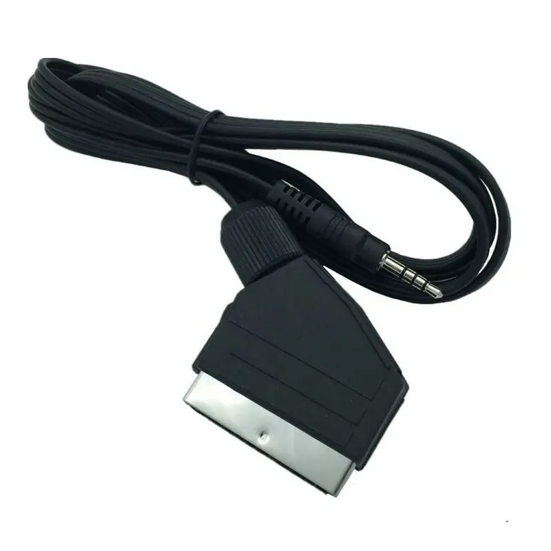 SCART Male untuk DC 3.5 Mm Stereo Kabel 