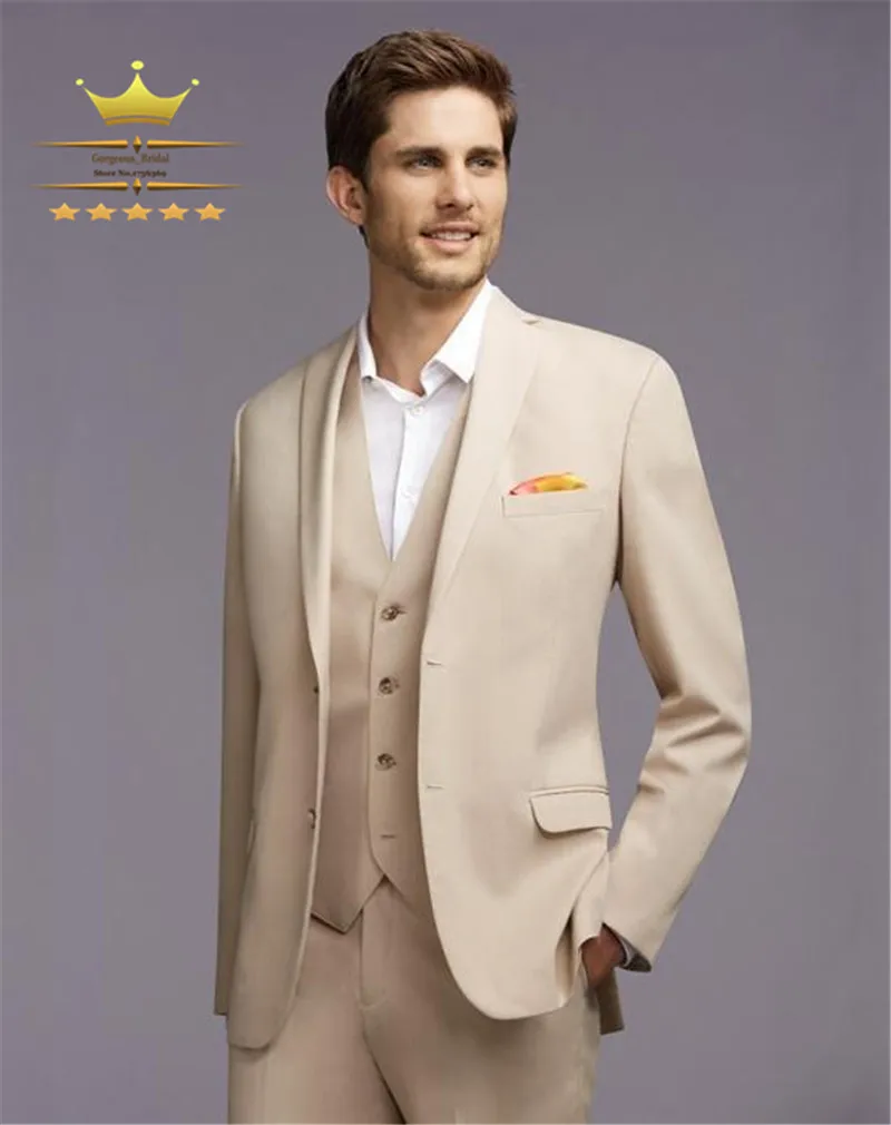 Champagne Mens Tuxedos Gold Custom Made Wedding Suits For Men With Champagne Mens Tuxedos Gold Custom Made Wedding Suits For Men With
