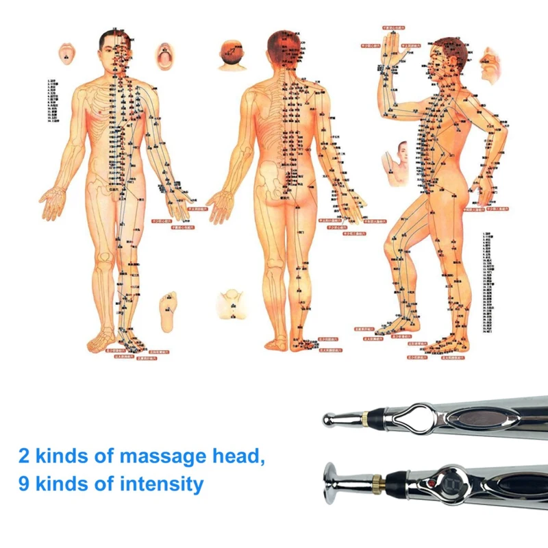 Акупунктурный карандаш энергии меридианная ручка точка электронный аппарат для массажа Семья терапии W-912