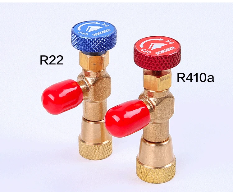 

High Quality R410A R22 R407C refrigerant tool retention control valve,Air conditioning charging valve spare parts 1PC UNIT