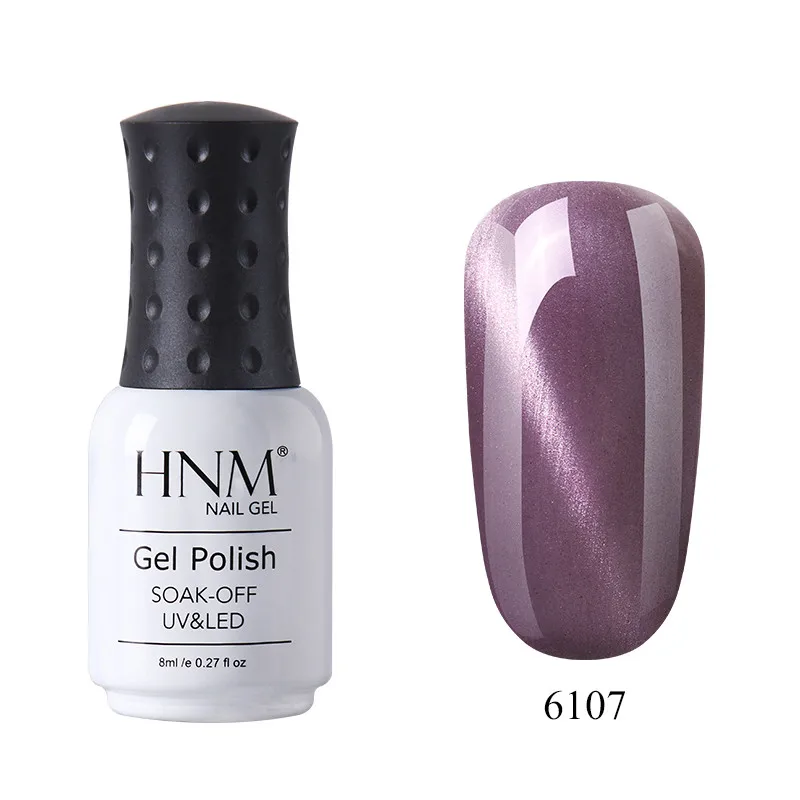 HNM Jade Cat Eye Series УФ-гель для ногтей 8 мл светодиодный Гель-лак для ногтей Полупостоянный растворяемый Гель-лак Лаковая эмаль - Цвет: 6107
