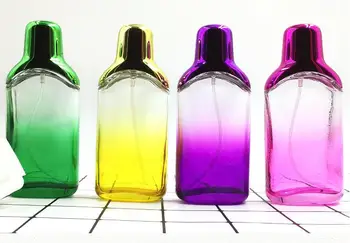 

60ML Colored Glass Spray Dispensing Empty Glass Bottle 50PCS/LOT