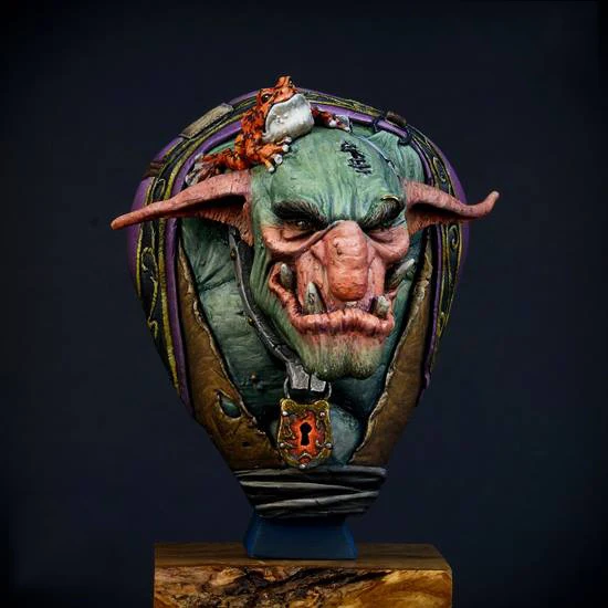 Scale Models 1 10 The Troll head bust soldier figure Historical WWII Resin Model Free Shipping