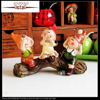 

Hot Sell Home Wedding Decoration Gift Single Plank Bridge Small Resin Crafts