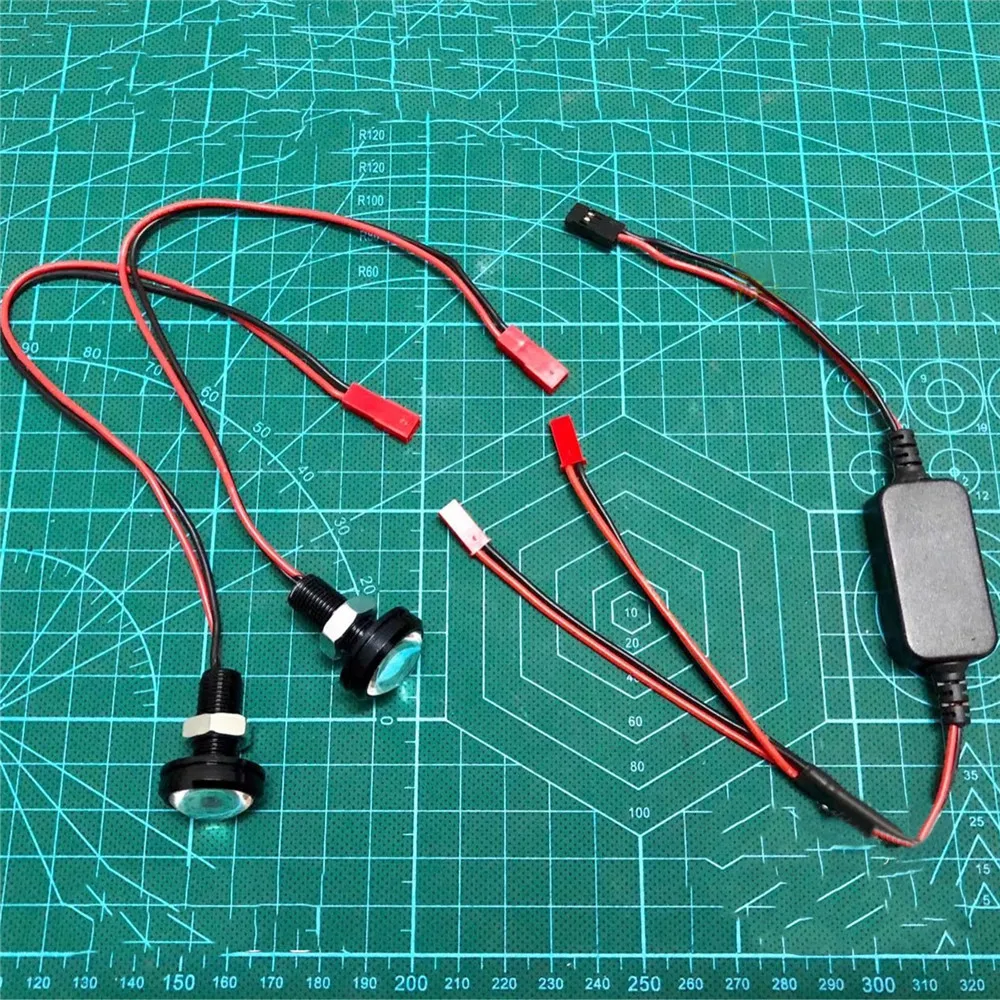 

LED Headlight Spotlight for RC Crawler Short-Course Truck for Monster Car Slash REVO Waterproof Roof light With transformer