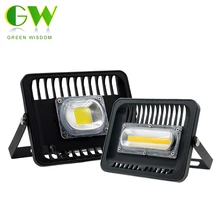 AC220V Светодиодный прожектор светильник 30W 50W 100W IP65 Водонепроницаемый на открытом воздухе Точечный светильник COB Потолочные Светильник для сад настенный светильник уличный светильник ing лампы