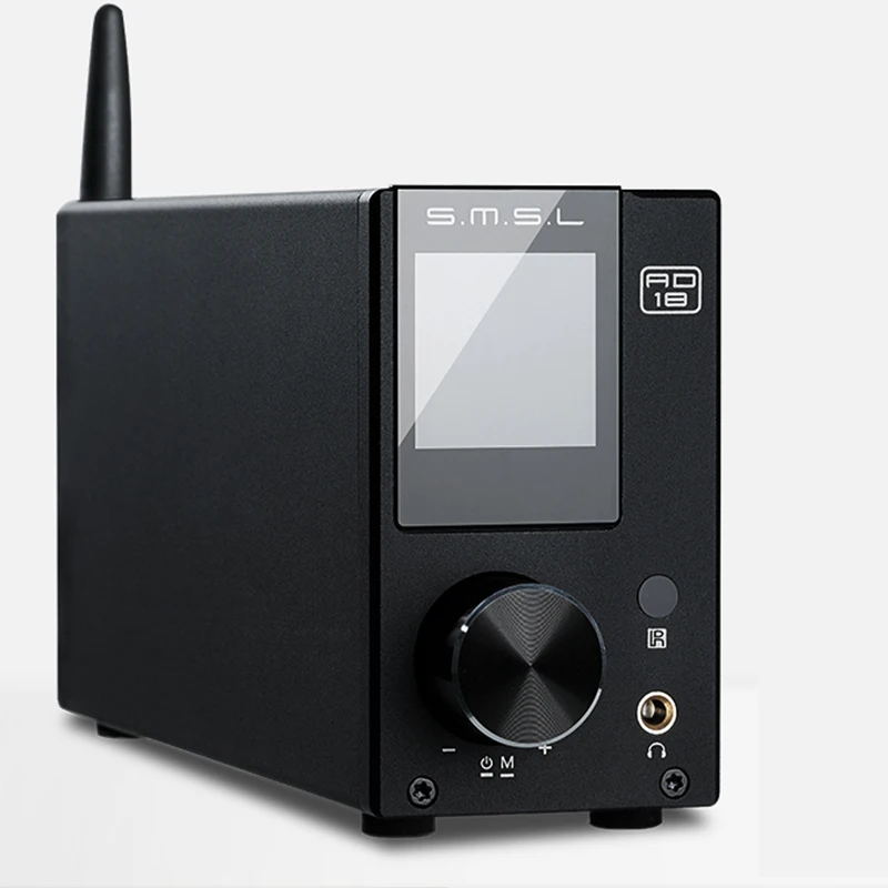 SMSL AD18 80 Вт* 2 CSR A64215 HIFI Bluetooth 4,2 чистый цифровой аудио усилитель оптический/коаксиальный USB DAC декодер с пультом дистанционного управления