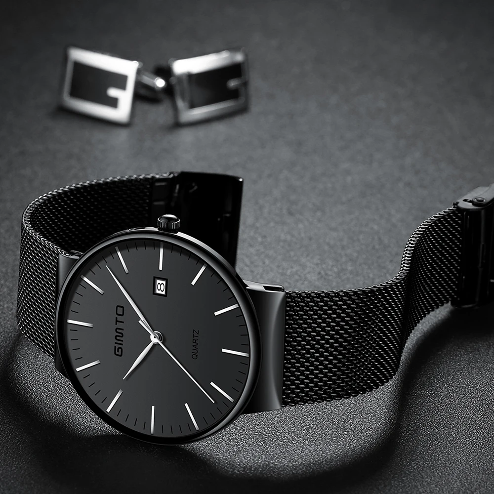 Reloj hombre Для мужчин часы лучший бренд роскошные золотые часы Для мужчин спорт мужской часы кварцевые наручные ультра тонкие часы relogio masculino
