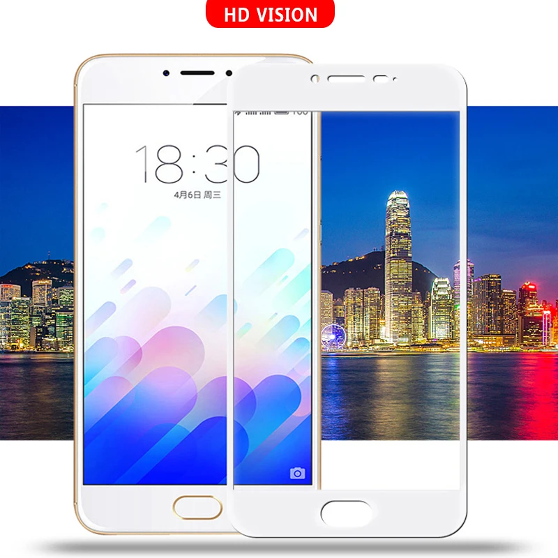 

For Meizu Pro 7 Note 5 6 Screen Protector, Tempered Glass Screen Protector For Meizu A5 5s 6 Anti-scratch Hd Screen Protector