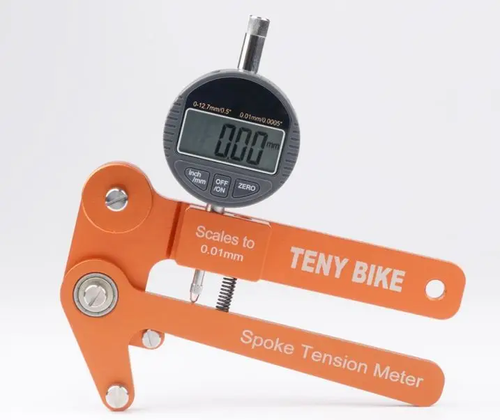 Спицевой тестер напряжения цифровые весы 0,01 мм велосипедный индикатор Attrezi метр тенсиометр велосипедный спиц натяжение колеса строитель инструмент