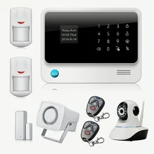 Chuangkesafe Inalámbrica GSM Seguridad Para el Hogar Sistema de Alarma de Control de IOS Android Con Cámara IP WiFi Alarme Maison
