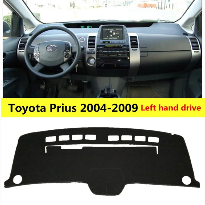 

AIJS car dashboard cover for Toyota Prius 2004-2009 left hand drive Protective Auto dashboard mat Rug for Toyota Prius 04-09