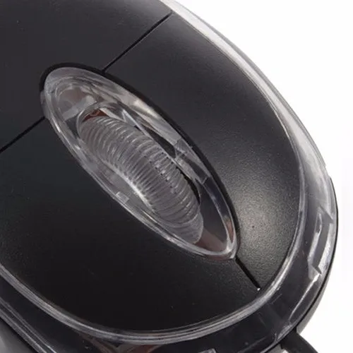 USB Черный проводной оптический светильник колесо прокрутки мыши мышь для компьютера ПК ноутбука