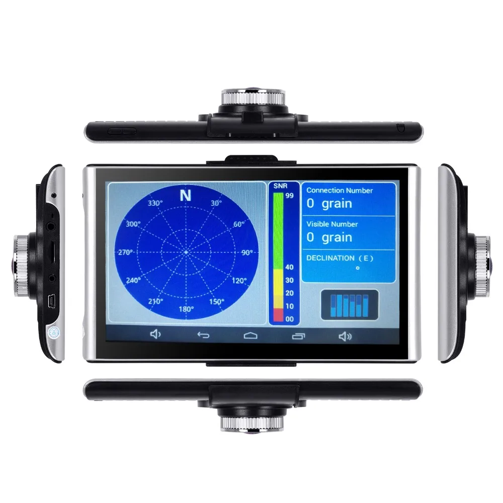 Xgody 7 pulgadas Android Gps DVR navegación del coche 512M + 8GB navegador con Wifi HD 1080p Dash cámara grabadora de vídeo Fm AVIN Dashcam