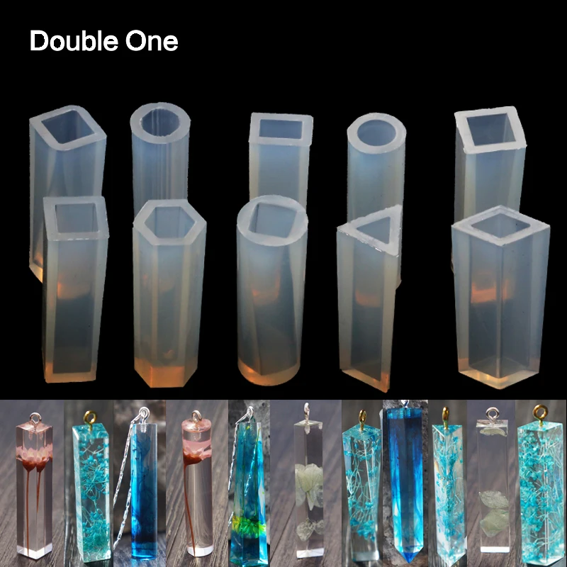 

10pcs/set DIY Jewelry making Silicone Molds for Jewelry Pendant Resin Casting Mould Craft Tool
