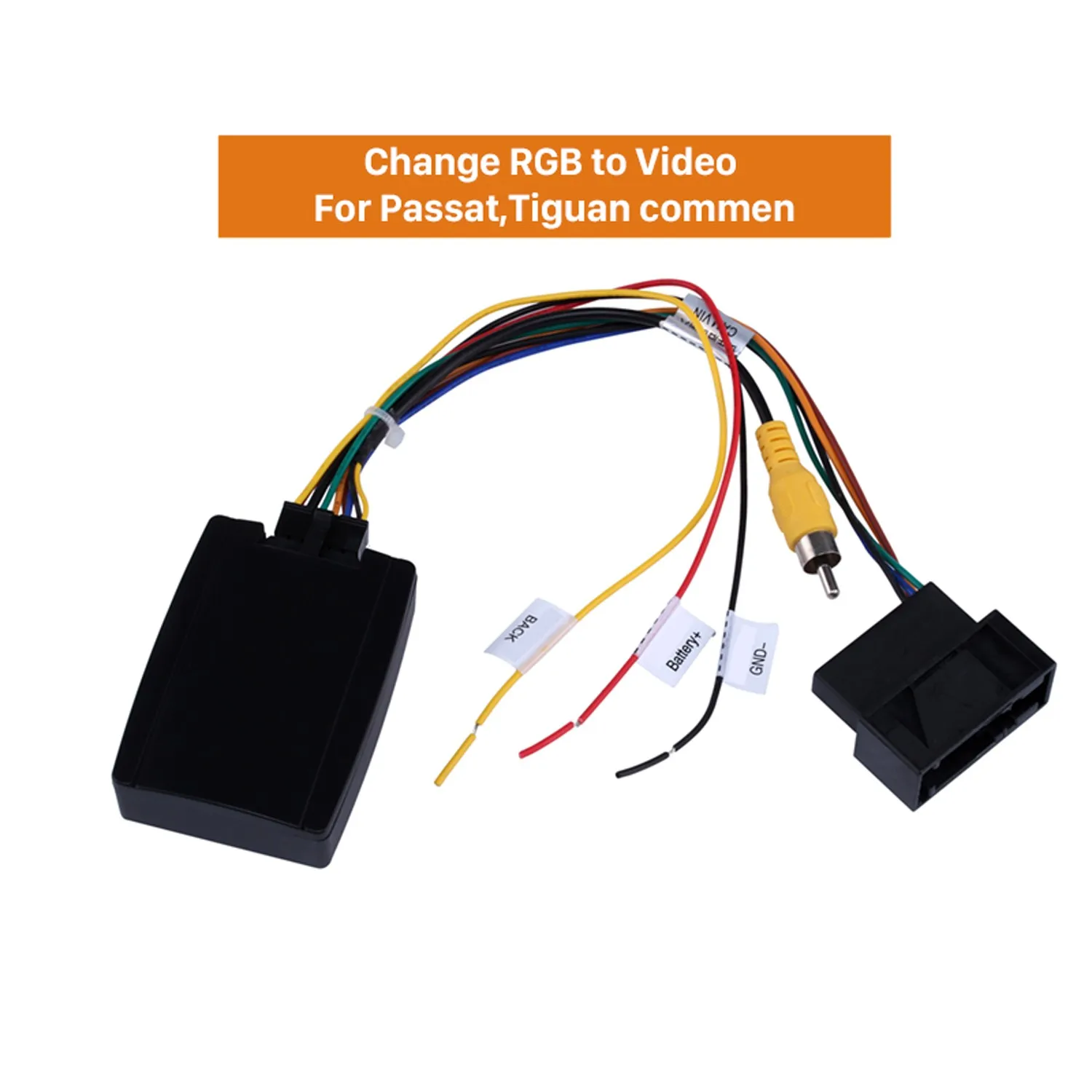 Seicane Signal Converter Adapter Box with AV CVBS Signal for Backup Camera OEM Factory Rearview Backup Camera-in Cables, Adapters & Sockets from Automobiles ...