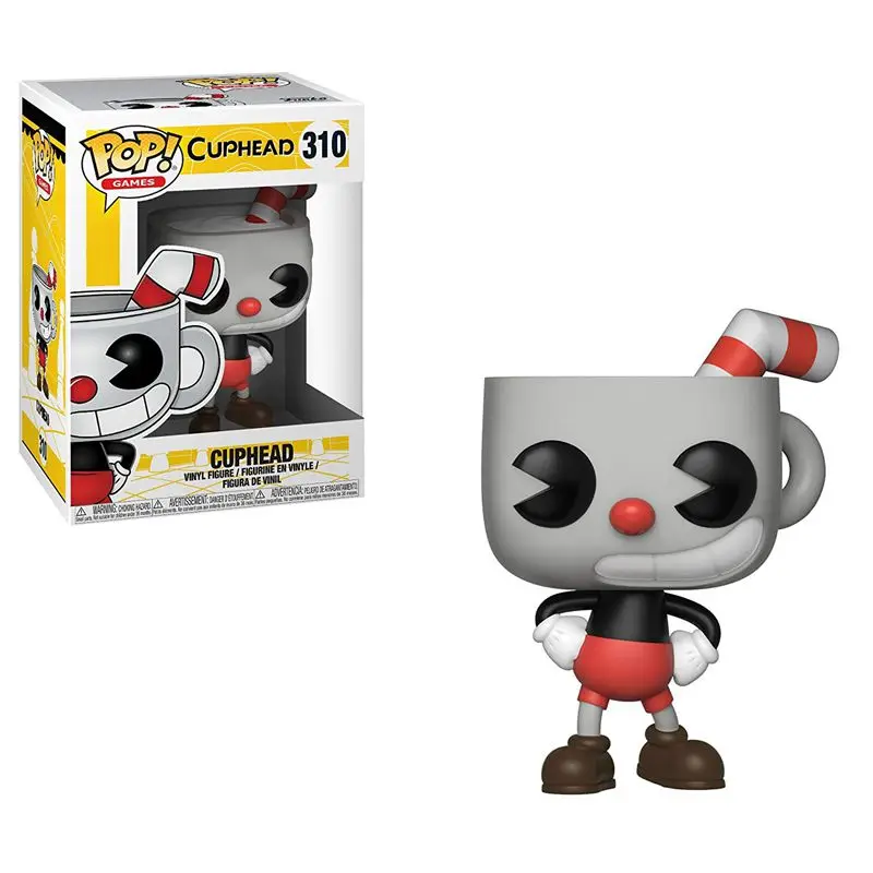 Официальный Funko pop игры: Cuphead-Cuphead #310 Виниловая фигурка Коллекционная модель