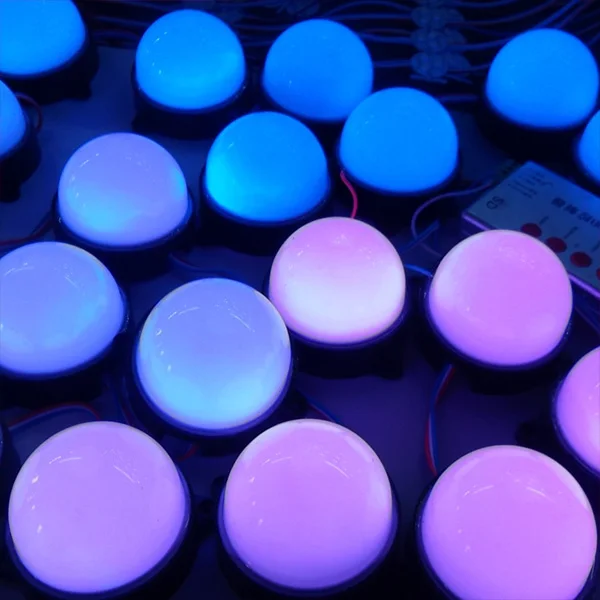 DC24VWS2811 ICIP68 Диаметр 80 мм Адресуемый 2 88 Вт (12 Светодиодный s)RGB Полноцветный молочный