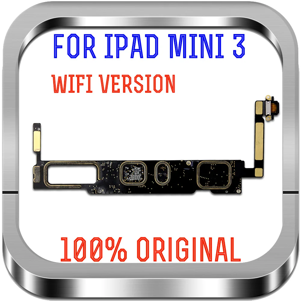 Материнская плата для Ipad Mini 3 Бесплатная доставка поддержка Wi Fi материнская с