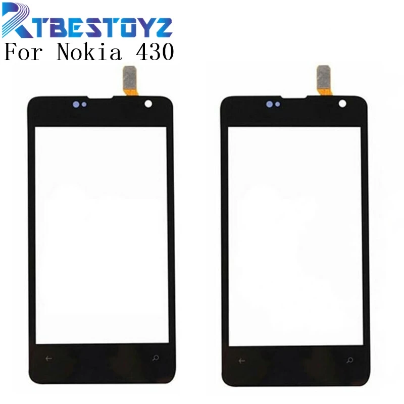RTBESTOYZ 4 0 &quotдля Nokia Microsoft Lumia 430 N430 сенсорный экран дигитайзер Переднее стекло