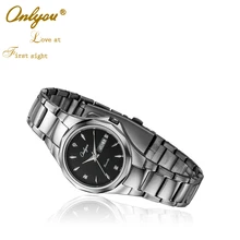 ONLYOU Luxury Brand Business Quartz Watch Tungsten Steel Lovers Watches Women Men Ladies Dress Wrist Watches Clock 8826