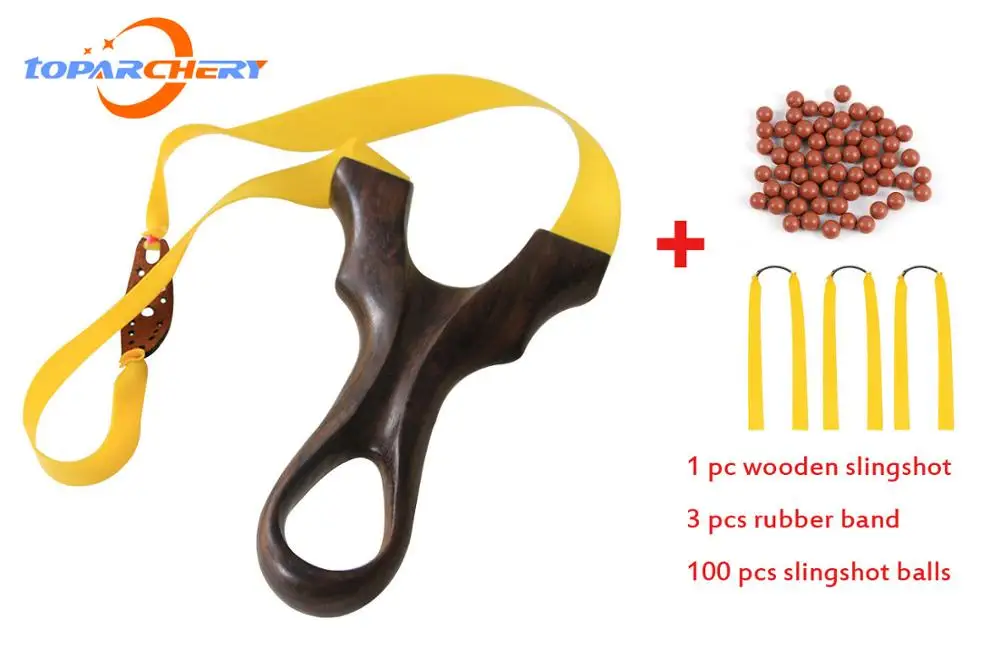 remarkable  Outdoor wood slingshot device catapult Hunting Bow sports children playing toy Free Shipping