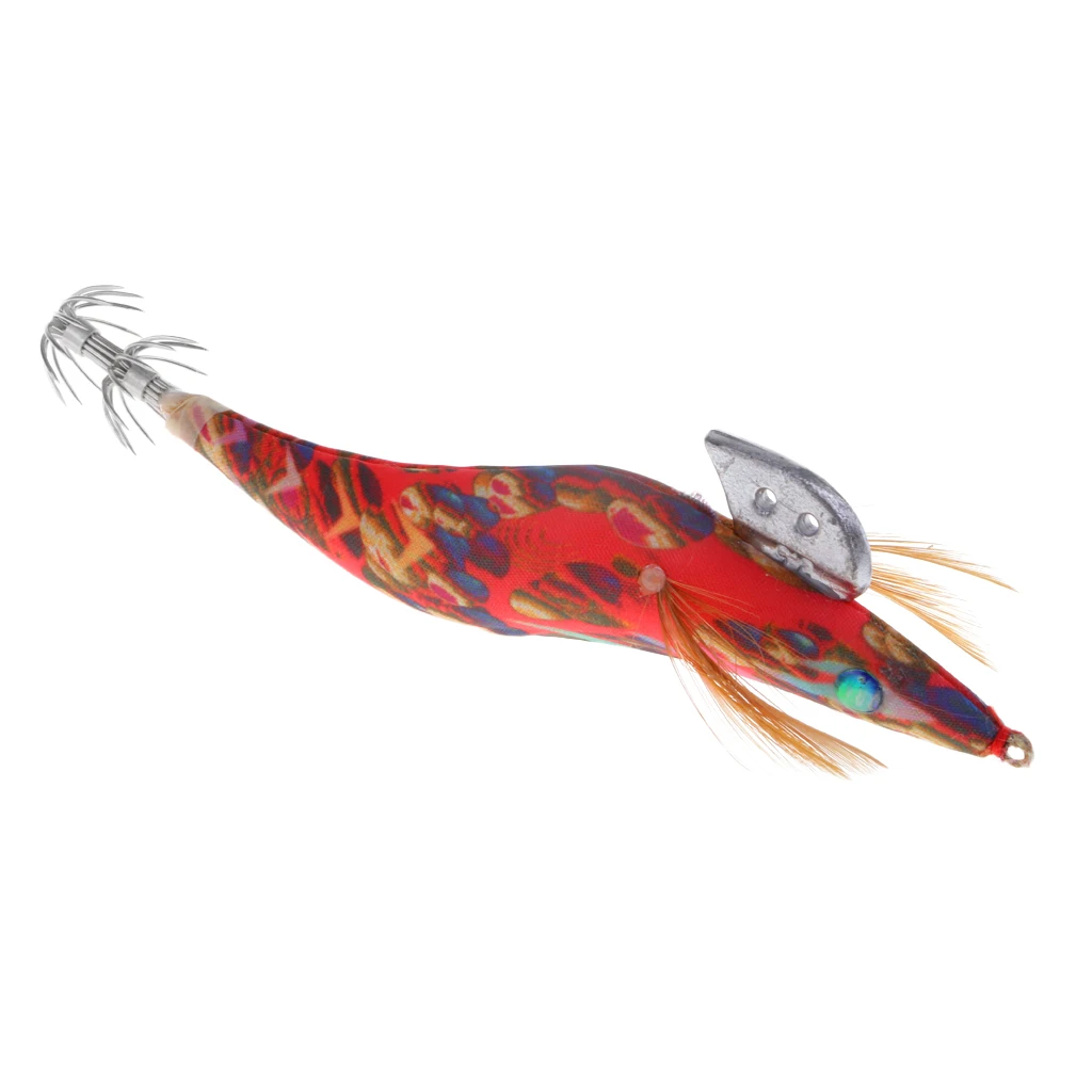 Squid Cuttlefish Lure Hook Lifelike 3D Eyes Specially-Designed Shrimp Shape Bionic Fake Fishing Bait Senuelo de pesca