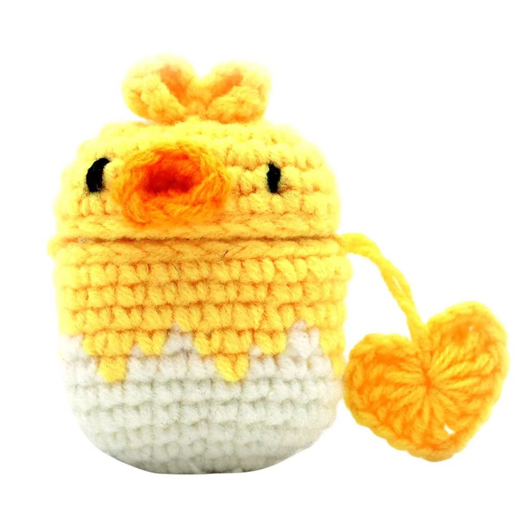 For Air Pods Protective Case Cute Knitting wool Winter Protective Case Cover for Airpods Earphones For Apple Wireless Earbuds