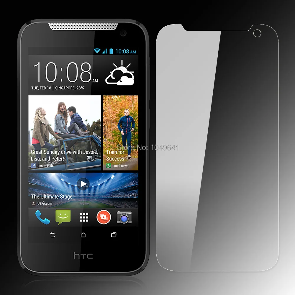 HTC-1122_2_9H 2.5D Explosion-proof Tempered Glass Film for HTC Desire 310