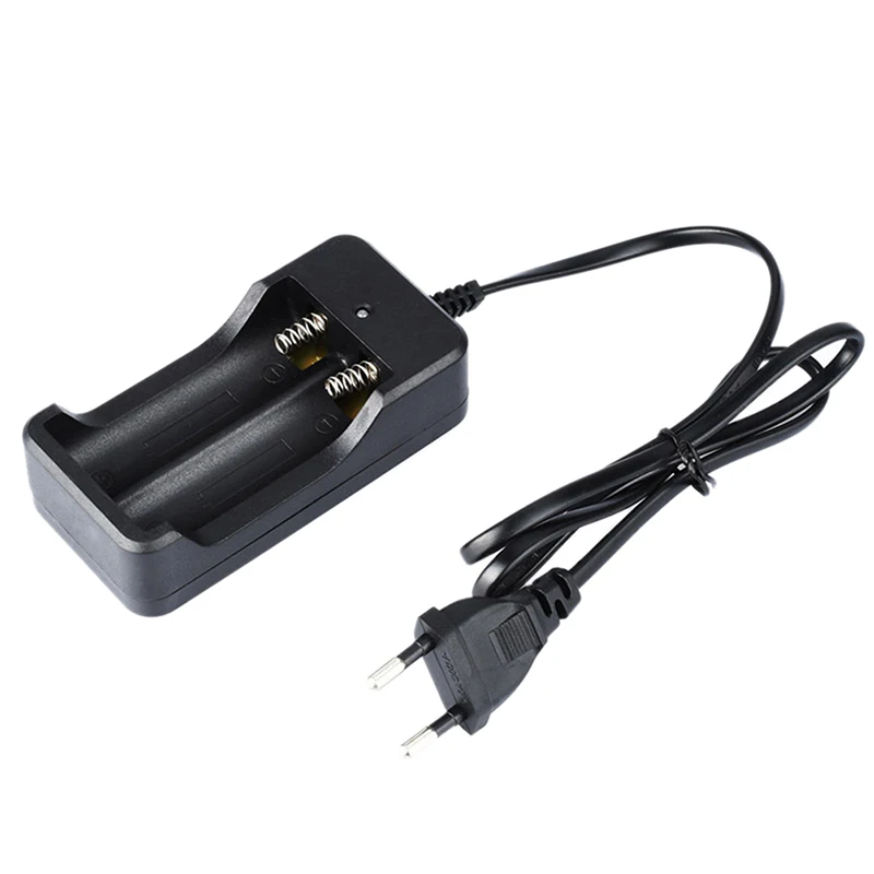 2 слота AC 110V 220V двойное зарядное устройство 18650 для зарядки 4 V литий ионная