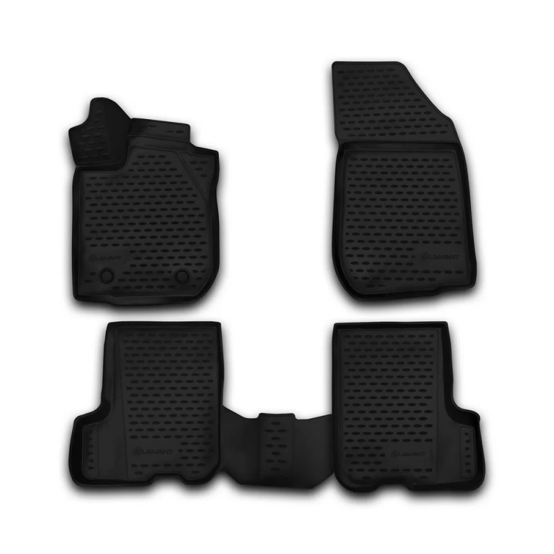 Car Mats 3D salon For RENAULT Sandero Sandero Stepway, 2014-> 4 PCs (polyurethane) Car Mats 3D salon For RENAULT Sandero Sandero Stepway, 2014-> 4 PCs (polyurethane)