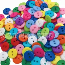 6 мм 12,5 мм 15 мм круглый, со смешанными цветами пластиковые мини пуговицы для шитья инструменты декоративные кнопки Скрапбукинг аппликация для одежды ручная работа аксессуары