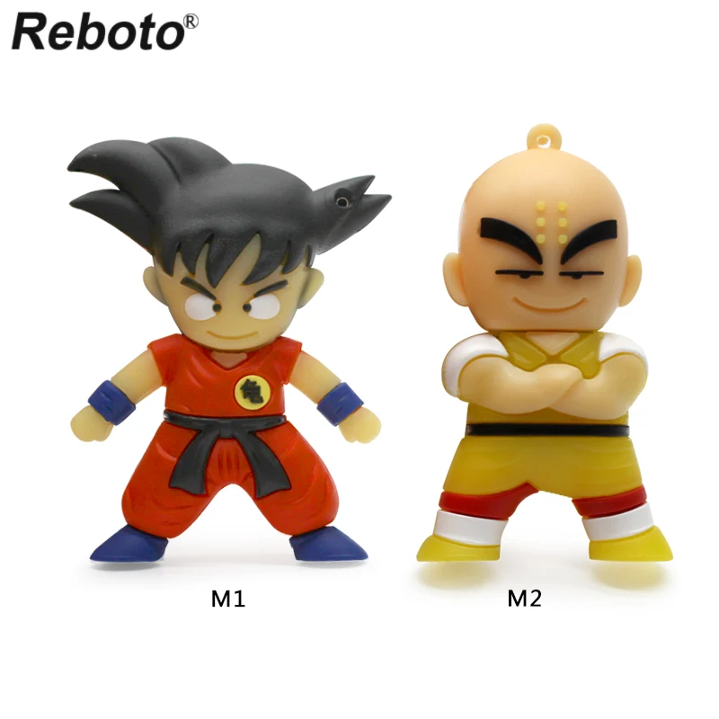 Мультфильм ГОКу Kuririn ручка привода 4 ГБ 8 16 ГБ 32 ГБ милый Dragon Ball серии USB флешка 64 ГБ U диск творческий подарок бесплатная доставка