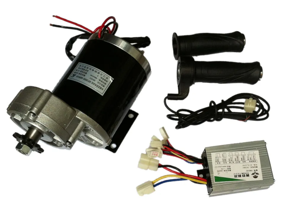 

MY1020Z 600W 36V DC gear brushed Motor with Motor Controller and Twist Throttle / girps, Electric Trike, DIY E-Tricycle,Trishaw