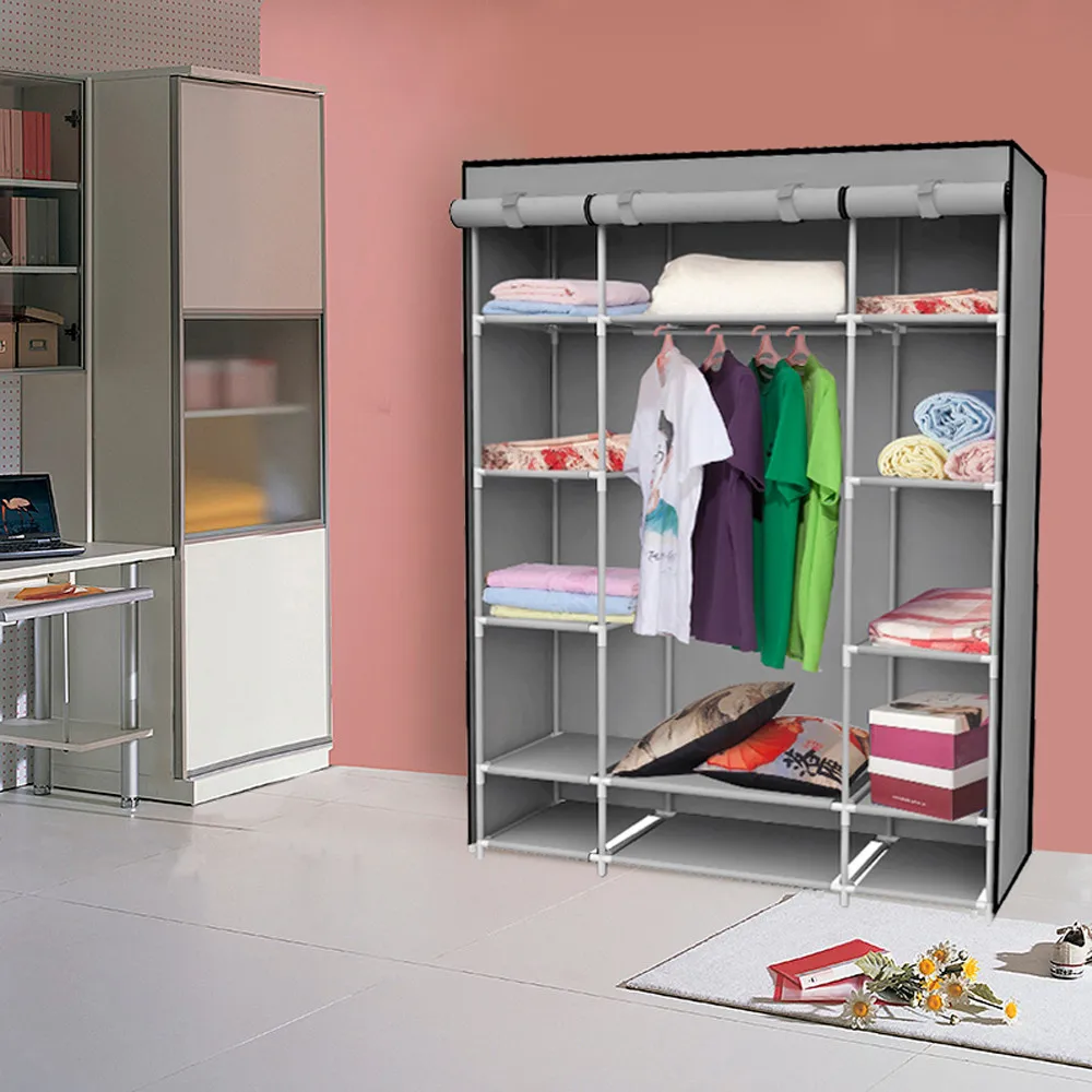Clothe storage wardrobe simple portable cloth closet new fashion sundries storage cabinet dust proof clothes wardrobe|wardrobe basket|wardrobe closetwardrobe - AliExpress Clothe storage wardrobe simple portable cloth closet new fashion sundries storage cabinet dust proof clothes wardrobe|wardrobe basket|wardrobe closetwardrobe - AliExpress