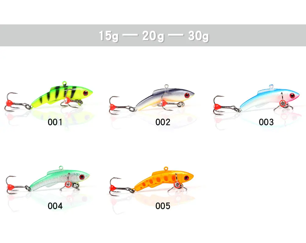 15/20/30 г льда металла устройства балансировки колес для зимы, приманка для ловли рыбы, твердая 4,3-5,5 см плавающая приманка, погружная блесна, щука Джеркбейт воблеры и крутящиеся приманки