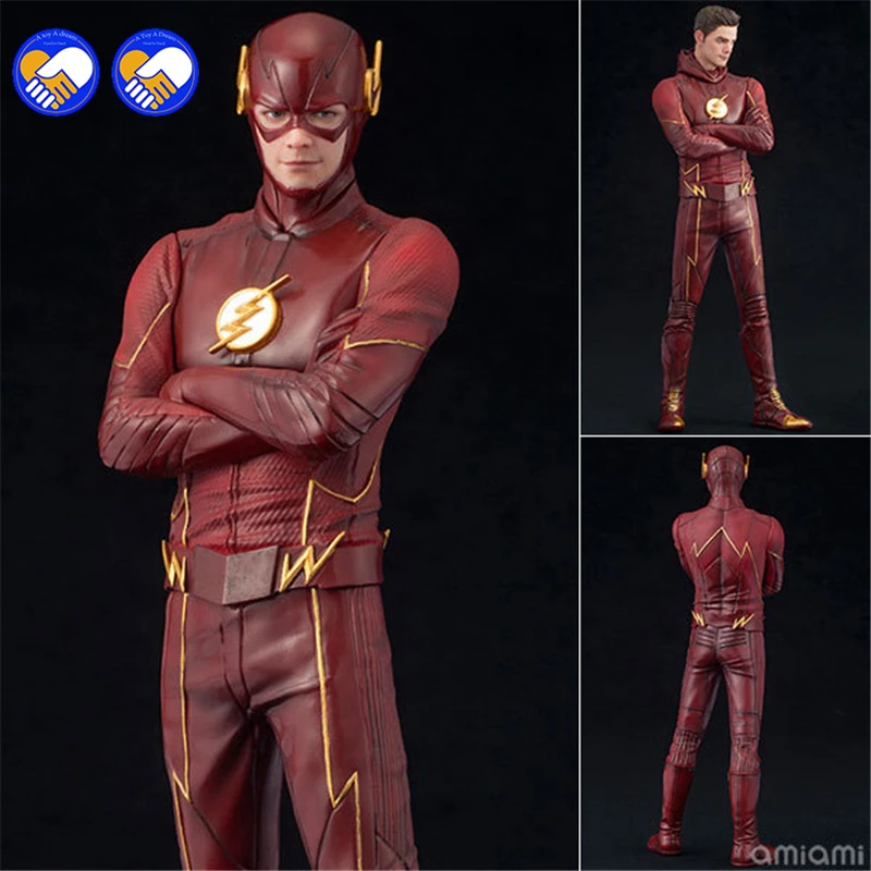 

Justice League The Flash Figure ARTFX+ Barry Allen PVC 1/10 Collection Model Toy Replace the head