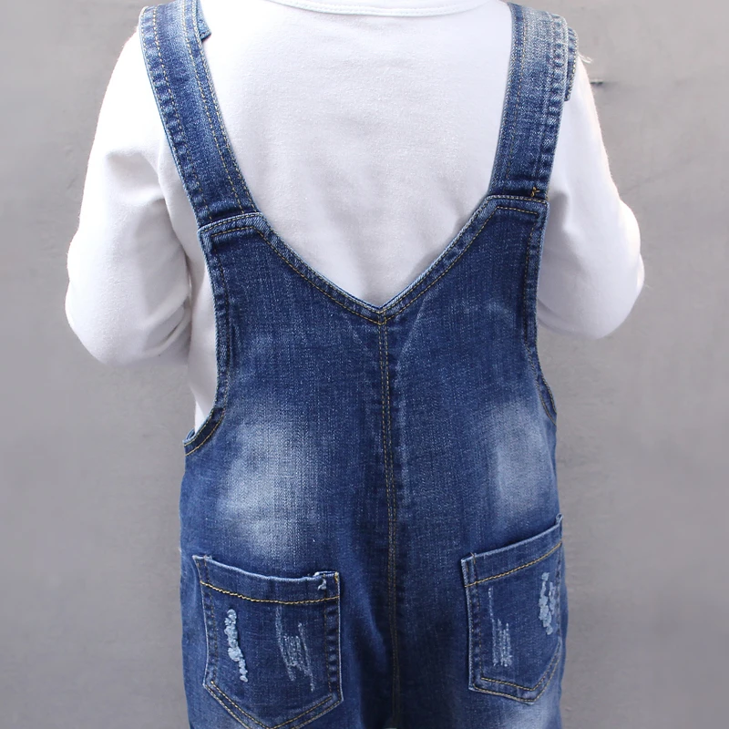 Boys-Ripped-Jeans-Overalls-Autumn-Children-Strap-Solid-Cotton-Jumpsuit-Casual-Kids-Girls-Clothing-Overalls-Pants