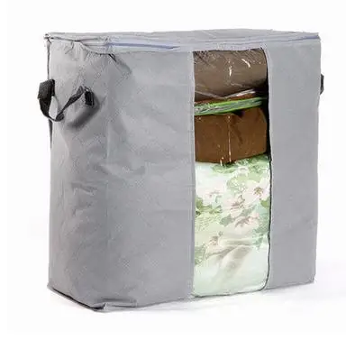 Lasperal сумки для хранения стеганых одеял хлопковые багажные сумки Моющиеся Водонепроницаемые пылезащитные сумки для одежды Органайзер Домашний для хранения - Цвет: A 45cmx50cmx30cm