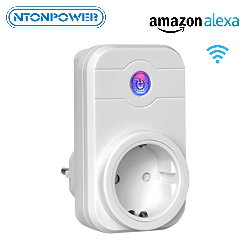 Умная розетка NTON POWER с поддержкой Wi Fi и таймером|wifi smart power|eu plugpower socket eu |